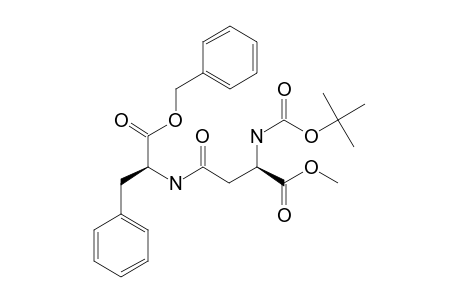 BENZYL-[(2R)-N-(TERT.-BUTOXYCARBONYL)-ALPHA-METHYLASPARTYL]-BETA-(2S)-PHENYLALANINATE-DIESTER