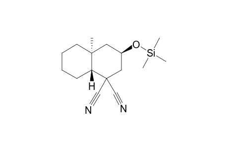 3-ALPHA,4A-BETA,8A-BETA)-4A-METHYL-3-TRIMETHYLSILYLOXY-OCTAHYDRONAPHTHALENE-1,1(2H)-DICARBONITRILE