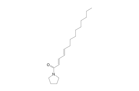 (2E,4Z)-1-(1-Oxo-2,4-tetradecadienyl)-pyrrolidin