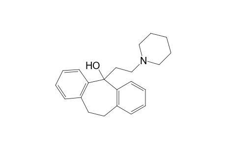 10,11-dihydro-5-(2-piperidinoethyl)-5H-dibenzo[a,d]cyclohepten-5-ol