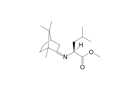 Methyl N-[(1R,2E,4R)-bornan-2-ylidene]-(S)-leucinate [methyl (S)-4'-methyl-2'-([1R,2E,4R]-1,7,7,trimethylbicyclo[2.2.1]heptan-2-ylideneamino)pentanoate]