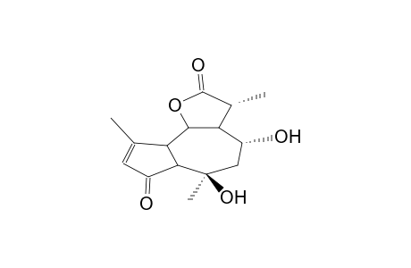 2-OXO-8alpha,10beta,DIHYDROXYGUAI-3-EN-1alpha,5alpha,6beta,11betaH-12,6-OLIDE