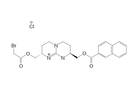 (2S,8S)-2-(2-BROMOACETOXYMETHYL)-8-(NAPHTHALENE-2-CARBONYLOXYMETHYL)-3,4,6,7,8,9-HEXAHYDRO-2H-PYRIMIDO-[1,2-A]-PYRIMIDIN-1-IUM