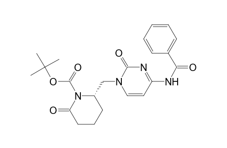 (S)-1,1-Dimethylethyl 2-[(4-(Benzoylamino)-1,2-dihydro-2-oxo-1-pyrimidinyl)methyl]-6-oxo-1-piperidinecarboxylate