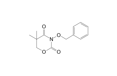 3-(benzyloxy)dihydro-5,5-dimethyl-2H-1,3-oxazine-2,4(3H)-dione