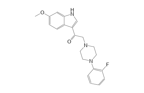 2-[4-(2-fluorophenyl)-1-piperazinyl]-1-(6-methoxy-1H-indol-3-yl)ethanone