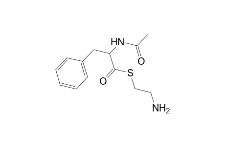 S-(2-Aminoethyl) 2-(acetylamino)-3-phenylpropanethioate