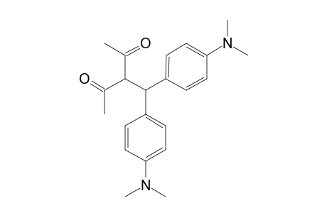 3-(BIS-(4-DIMETHYLAMINOPHENYL)-METHYL)-PENTA-4,6-DIONE