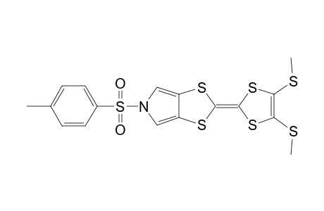 2-[4,5-BIS-(METHYLTHIO)-1,3-DITHIOLE-2-YLIDEN]-5-TOSYL-(1,3)-DITHIOLO-[4,5-C]-PYRROLE