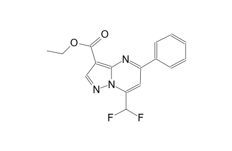 ethyl 7-(difluoromethyl)-5-phenylpyrazolo[1,5-a]pyrimidine-3-carboxylate