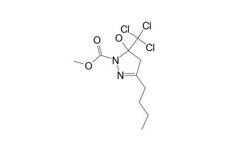 3-N-BUTYL-5-TRICHLOROMETHYL-4,5-DIHYDRO-1H-1-PYRAZOLE-METHYLESTER