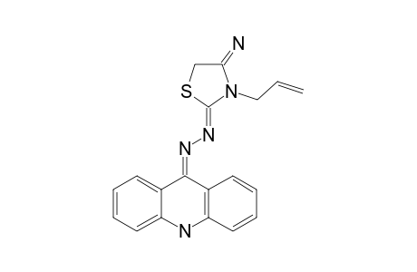 4'-(9,10-DIHYDROACRIDIN-9-YLIDENE)-HYDRAZONO-2'-ALLYL-IMINO-1',3'-THIAZOLIDINE