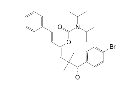 (6R,1E,3Z)-6-(4-BROMOPHENYL)-6-HYDROXY-5,5-DIMETHYL-1-PHENYLHEXA-1,3-DIEN-3-YL-N,N-DIISOPROPYLCARBAMATE