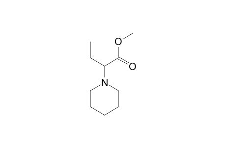 .alpha.-(1-Piperidinyl)-buttersaeuremethylester