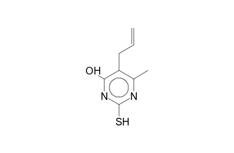 5-Allyl-4-hydroxy-2-mercapto-6-methylpyrimidine