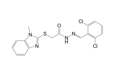 acetic acid, [(1-methyl-1H-benzimidazol-2-yl)thio]-, 2-[(E)-(2,6-dichlorophenyl)methylidene]hydrazide