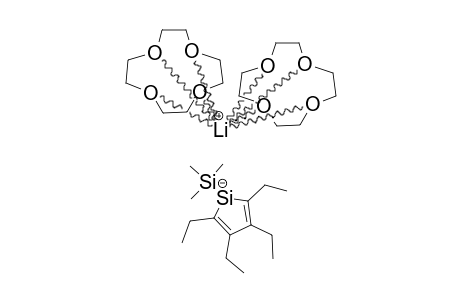 [LI(12-CROWN-4)2]-[C4ET4SISIME3]