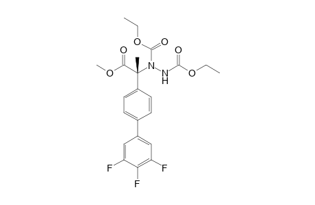 Diethyl (R)-1-(1-methoxy-1-oxo-2-(3',4',5'-trifluorobiphenyl-4-yl)propan-2-yl)hydrazine-1,2-dicarboxylate