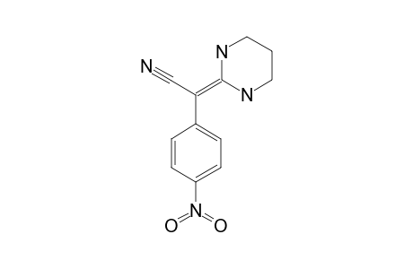 (2-HEXAHYDROPYRIMIDINYLIDENE)-(4-NITROPHENYL)-ACETONITRILE