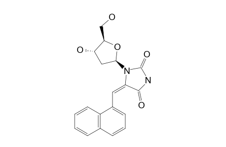 (Z)-1-(2-DEOXY-BETA-D-ERYTHRO-PENTOFURANOSYL)-5-(1-NAPHTHYLMETHYLENE)-2,4-IMIDAZOLIDINEDIONE