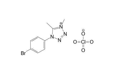 1-(p-bromophenyl)-4,5-dimethyl-1H-tetrazolium perchlorate