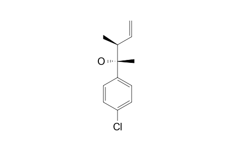 (2S*,3S*)-2-(4-CHLOROPHENYL)-3-METHYL-4-PENTENE-2-OL