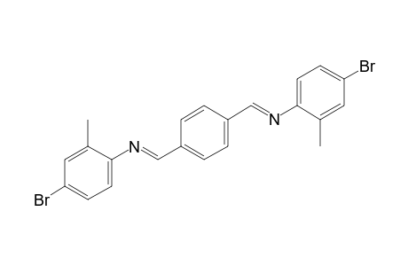 N,N'-(p-phenylenedmethylidyne)bis[4-bromo-o-toluidine]