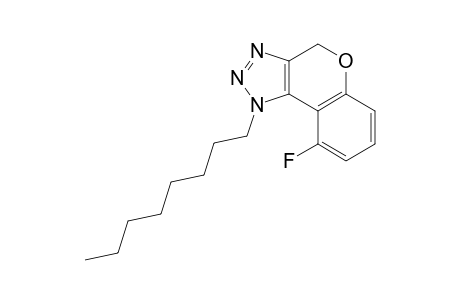 9-Fluoro-1-n-octyl-1,4-dihydrochromeno[4,3-d]-1,2,3-triazole