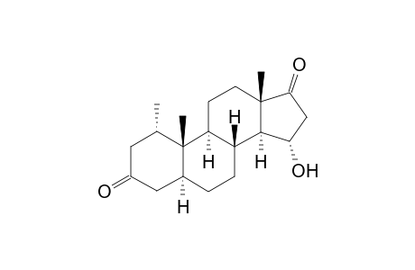 (1-alpha,5-alpha,15-alpha)-15-Hydroxy-1-methylandrostane-3,17-dione