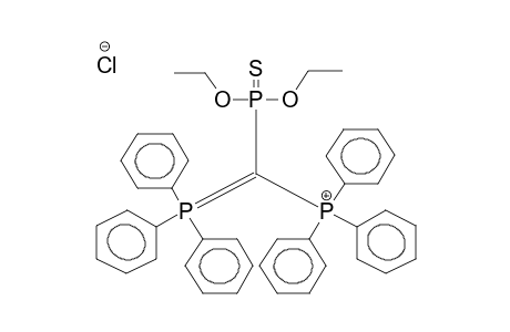 DIETHOXYLTHIOPHOSPHINYL(TRIPHENYLPHOSPHONIOMETHYLENE)TRIPHENYLPHOSPHORANE CHLORIDE