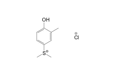 dimethyl(4-hydroxy-m-tolyl)sulfonium chloride