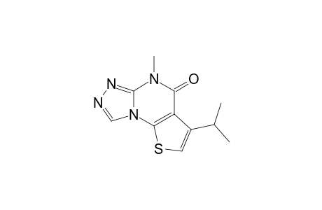 3-ISOPROPYL-5-METHYLTHIENO-[3,2-E]-TRIAZOLO-[4,3-A]-PYRIMIDIN-4-ONE