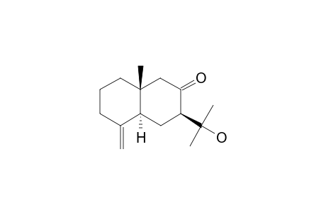 (TRANS)-3-BETA-(1-HYDROXY-1-METHYLETHYL)-8A-BETA-METHYL-5-METHYLENE-DECALIN-2-ONE