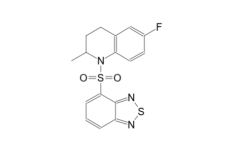 quinoline, 1-(2,1,3-benzothiadiazol-4-ylsulfonyl)-6-fluoro-1,2,3,4-tetrahydro-2-methyl-