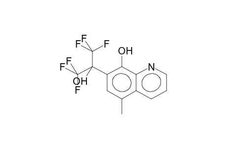 5-METHYL-8-HYDROXY-7-(1-HYDROXYHEXAFLUOROISOPROPYL)QUINOLINE