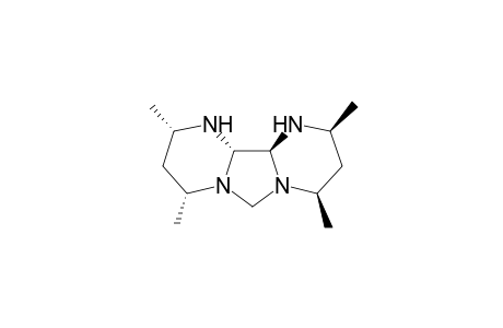 (1R*,3S*,4aS*,4bS*,6S*,8R*)-1,3,6,8-tetramethylperhydro-4,5,8a,9a-tetraazafluorene