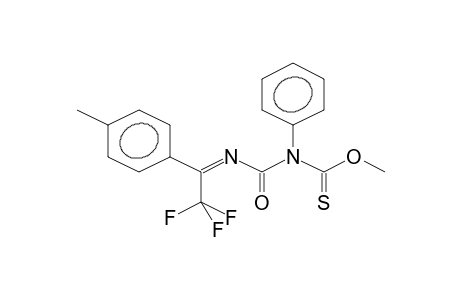 METHYL N-[N-(ALPHA-TRIFLUOROMETHYL-PARA-METHYLBENZYLIDENE)AMINOCARBONYL]-N-PHENYLTHIONOURETHANE