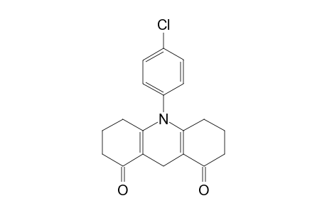 10-(4-CHLOROPHENYL)-3,4,6,7,9,10-HEXAHYDRO-1,8-(2H,5H)-ACRIDINEDIONE