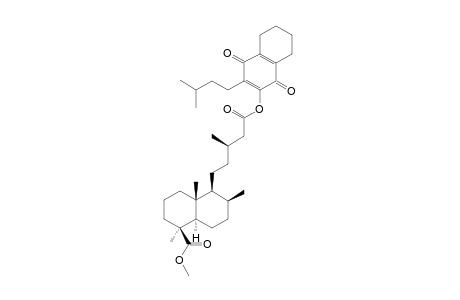 DIHYDROPRENYL-5,6,7,8-TETRAHYDRO-LAPACHOYL-17-BETA-DIHYDRO-JUNICEDRATE-METHYLESTER