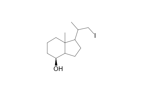 De-A,B-22-iodo-23,24-dinorcholestan-8.beta.-ol