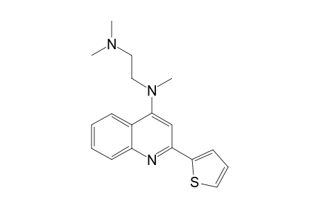 N-[2-(Dimethylamino)ethyl]-N-methyl-2-(2-thienyl)quinoln-4-amine