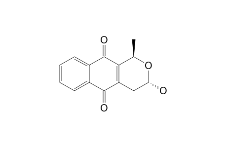 3,4-DIHYDRO-3-HYDROXY-1-METHYL-1H-NAPHTHO-[2,3-C]-PYRAN-5,10-DIONE;TRANS-STEREOISOMER