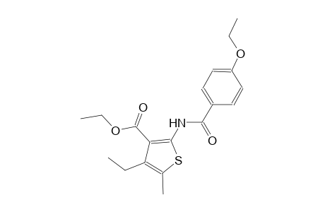 3-thiophenecarboxylic acid, 2-[(4-ethoxybenzoyl)amino]-4-ethyl-5-methyl-, ethyl ester