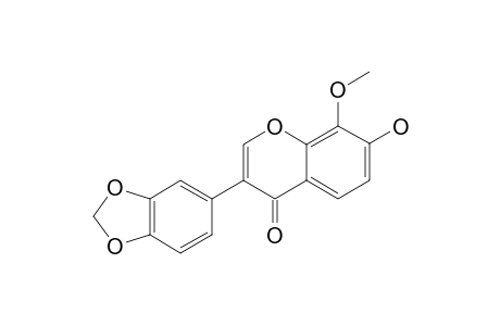 8-METHOXY-7-HYDROXY-3',4'-METHYLENDIOXY-ISOFLAVON