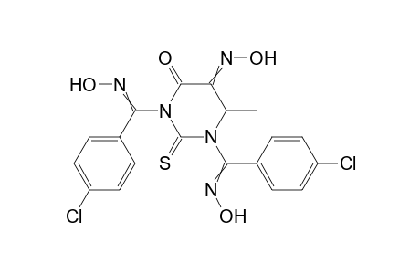 1,3-Bis[(4-chlorophenyl)(hydroxyimino)methyl]-5-(hydroxyimino)-6-methyl-2-thioxotetrahydropyrimidin-4(1H)-one