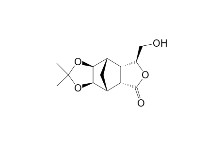 (1R,2R,6S,7S,8S,9R)-5-Hydroxymethyl-8,9-O-isopropylidenedioxy-4-oxatricyclo[5.2.1.0(2,6)]decan-3-one