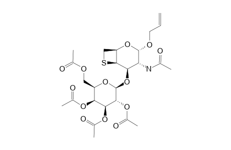 ALLYL-TETRA-O-ACETYL-BETA-D-GALACTOPYRANOSYL-(1->3)-2-ACETAMIDO-4,6-THIOANHYDRO-2,4,6-TRIDEOXY-ALPHA-D-GALACTOPYRANOSIDE