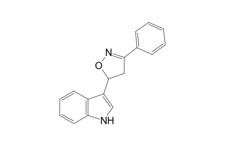 3-(3-phenyl-2-isoxazolin-5-yl)indole