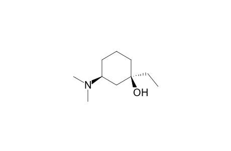 (cis)-1-ethyl-1-hydroxy-3-(dimethylamino)cyclohexane