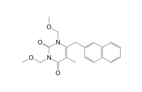 1-METHOXYMETHYL-3-METHOXYMETHYL-5-METHYL-6-(1-NAPHTHYLMETHYL)-URACIL